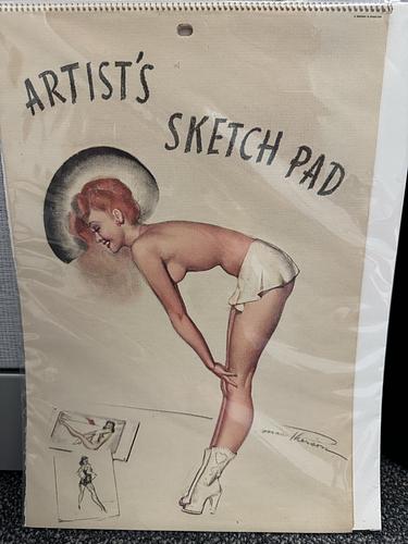 Artists Sketch Pad by Earl MacPherson 1944