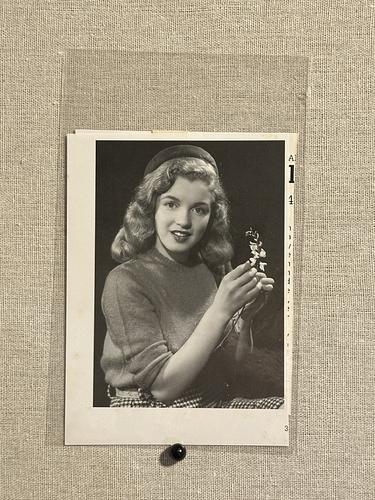 Photograph of Marilyn Monroe | Cut From a 1940's Magazine Article