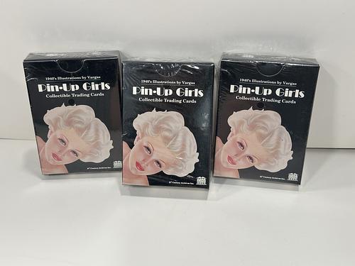 1940’s Illustrations by Vargas | Pin-Up Girls | Collectible Trading Cards | Sealed/Unopened