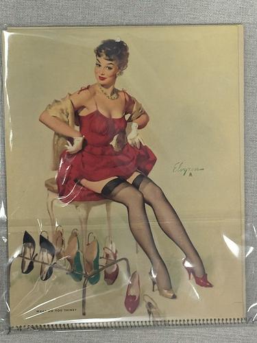 1963 Pinup Calendar by Gil Elvgren full year