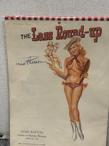 1956 The Lass Round Up by Earl MacPherson Full year pinup calendar