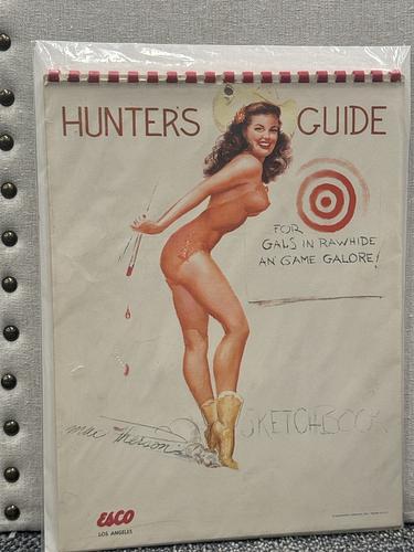 Hunters Guide Pinup calendar of 1955 by Earl MacPherson