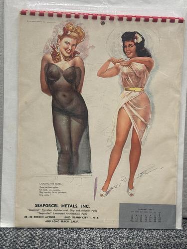 1952 Studio Secrets by Earl MacPherson full year pinup calendar