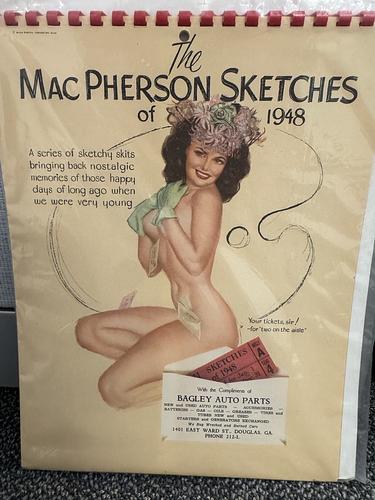 The MacPherson Sketches of 1948 full calendar