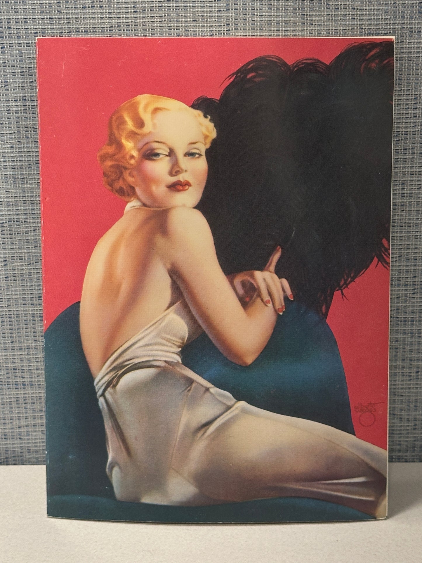 "Call Anytime" by Alberto Vargas greeting card