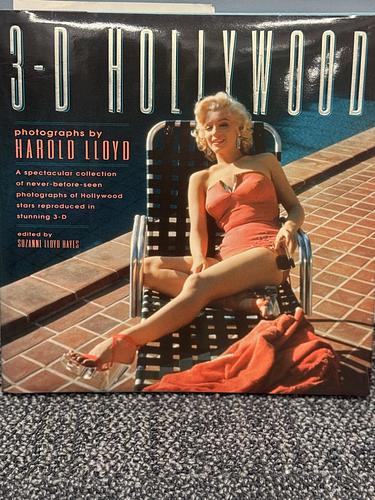 3D Hollywood Marilyn Monroe hardcover book