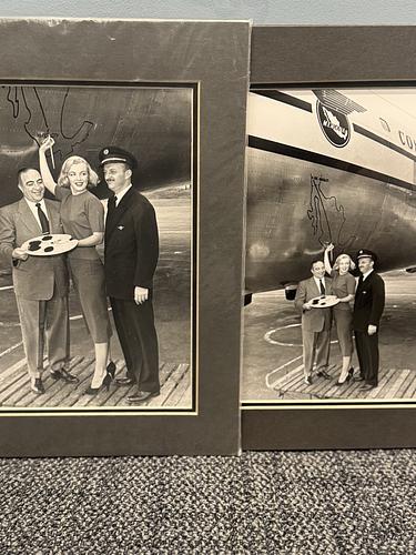 Rare photoshoot of Marilyn Monroe at the Airlines